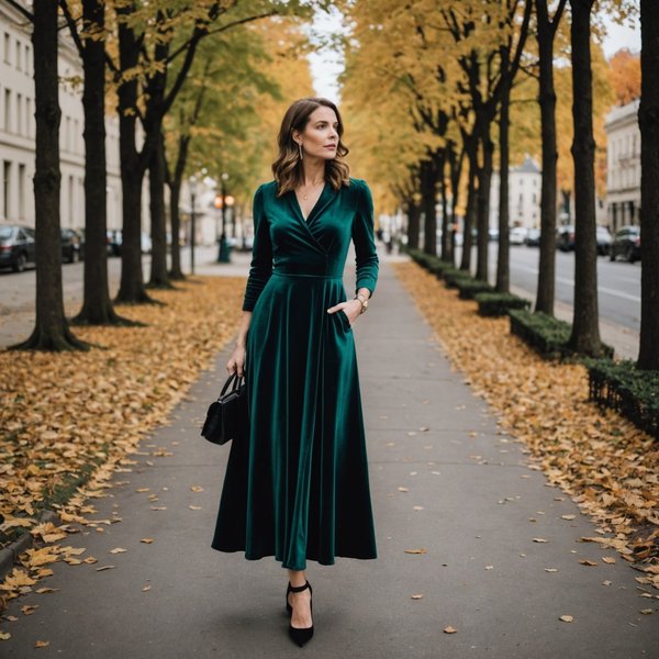 Quelles astuces pour porter des robes en velours sans alourdir la silhouette?