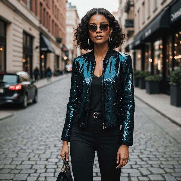 Quels conseils pour intégrer des vestes à sequins dans une tenue de soirée?