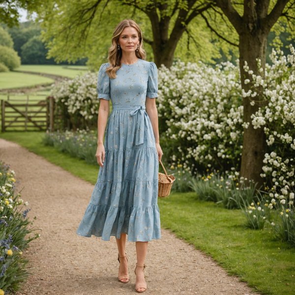 Comment choisir une robe midi pour un mariage printanier à la campagne?