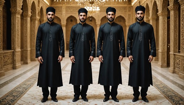 Le qamis noir : élégance et tradition réunies